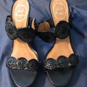 Jack Rogers Wedge, Black